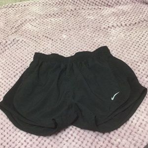 Black athletic shorts